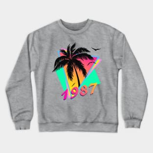 1987 Tropical Sunset Crewneck Sweatshirt